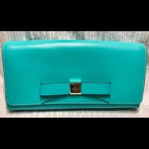EUC Tiffany Blue Kate Spade Clutch